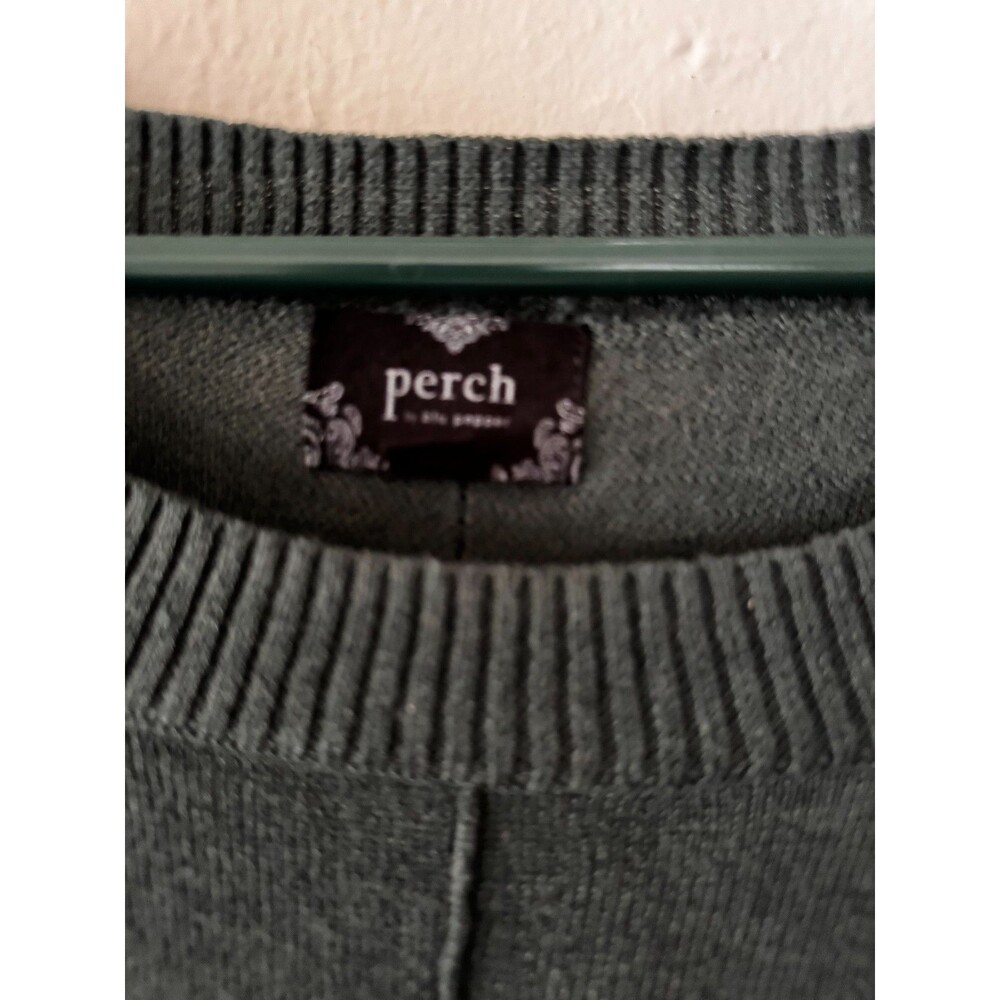 Cozy Plus Size Boyfriend Sweater, Relaxed Oversized Cozy Knit Mosscore Forest - Picture 5 of 14